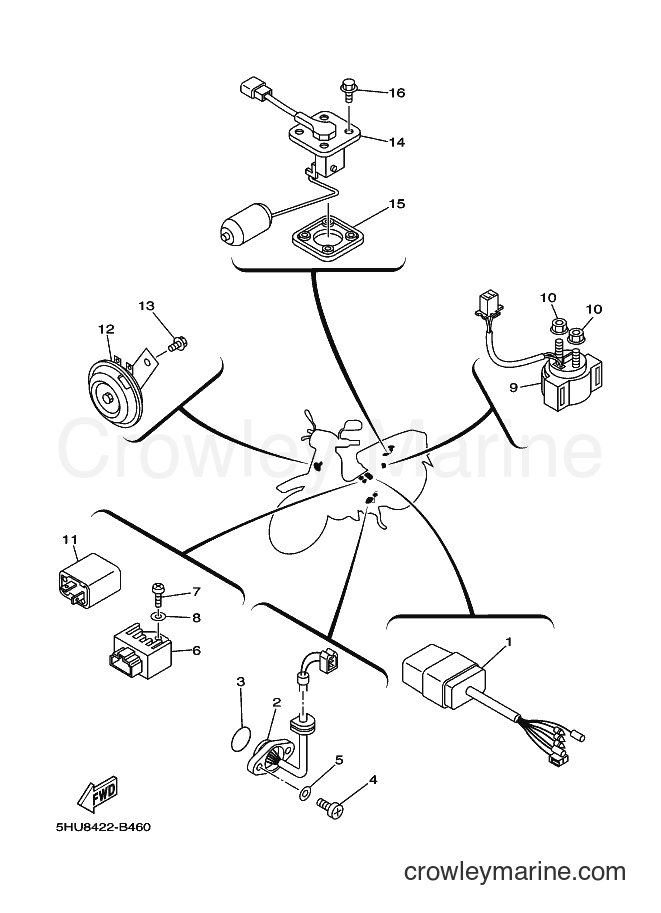 Yamaha Motors T105E (5HUC) [010] - ELECTRICAL 2