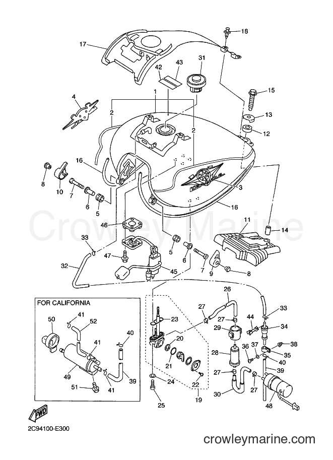 2006 Cruiser XVZ13TF - XVZ13TF (2C96) [010] - FUEL TANK