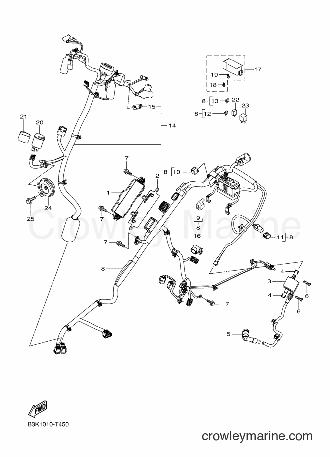 Yamaha Motors CEH50 (B3K1) [010] - ELECTRICAL 1