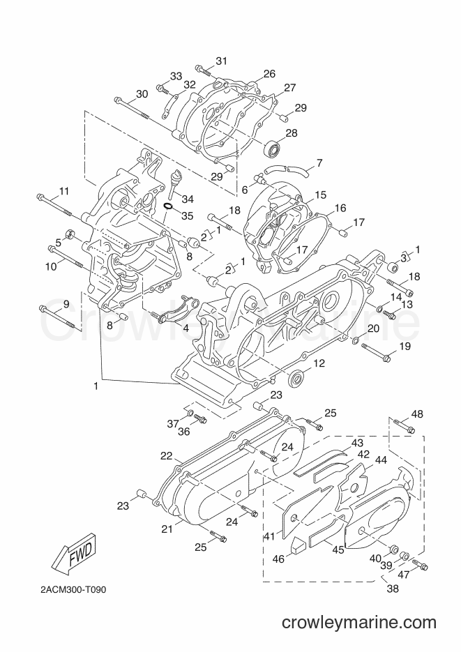 Yamaha Motors NS50F (1GB5) [060] - CRANKCASE