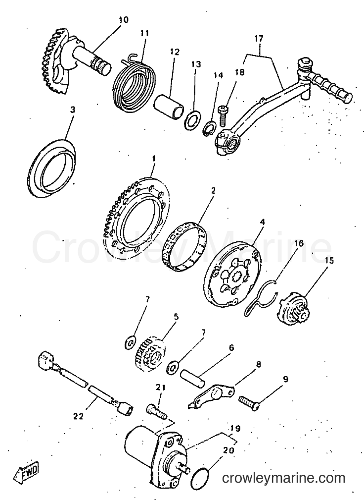 Yamaha Motors YN50 (5AD3) [99A] - STARTER