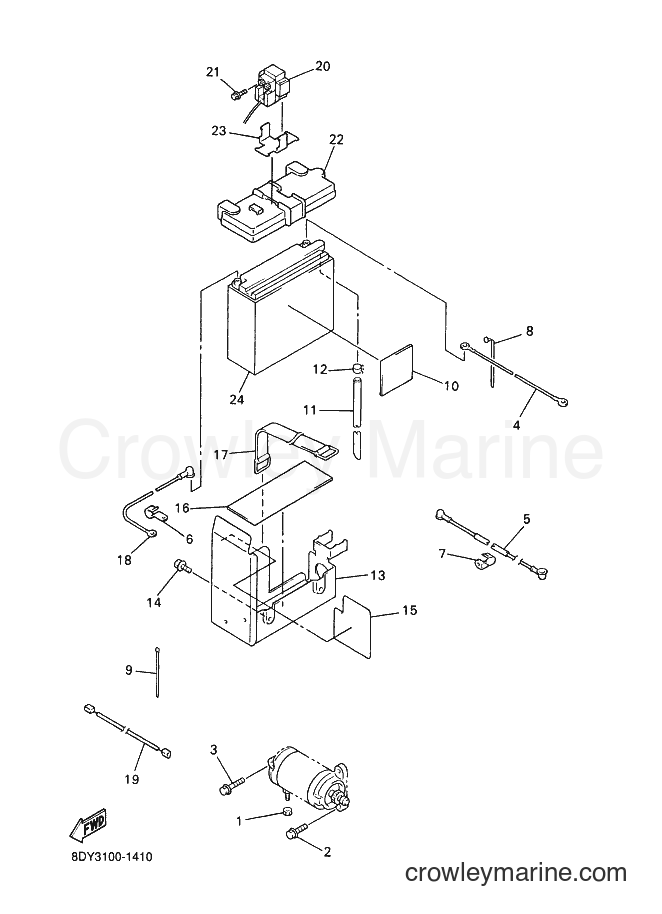 Yamaha Motors VX700DX (8DY3) [020] - ELECTRICAL 2
