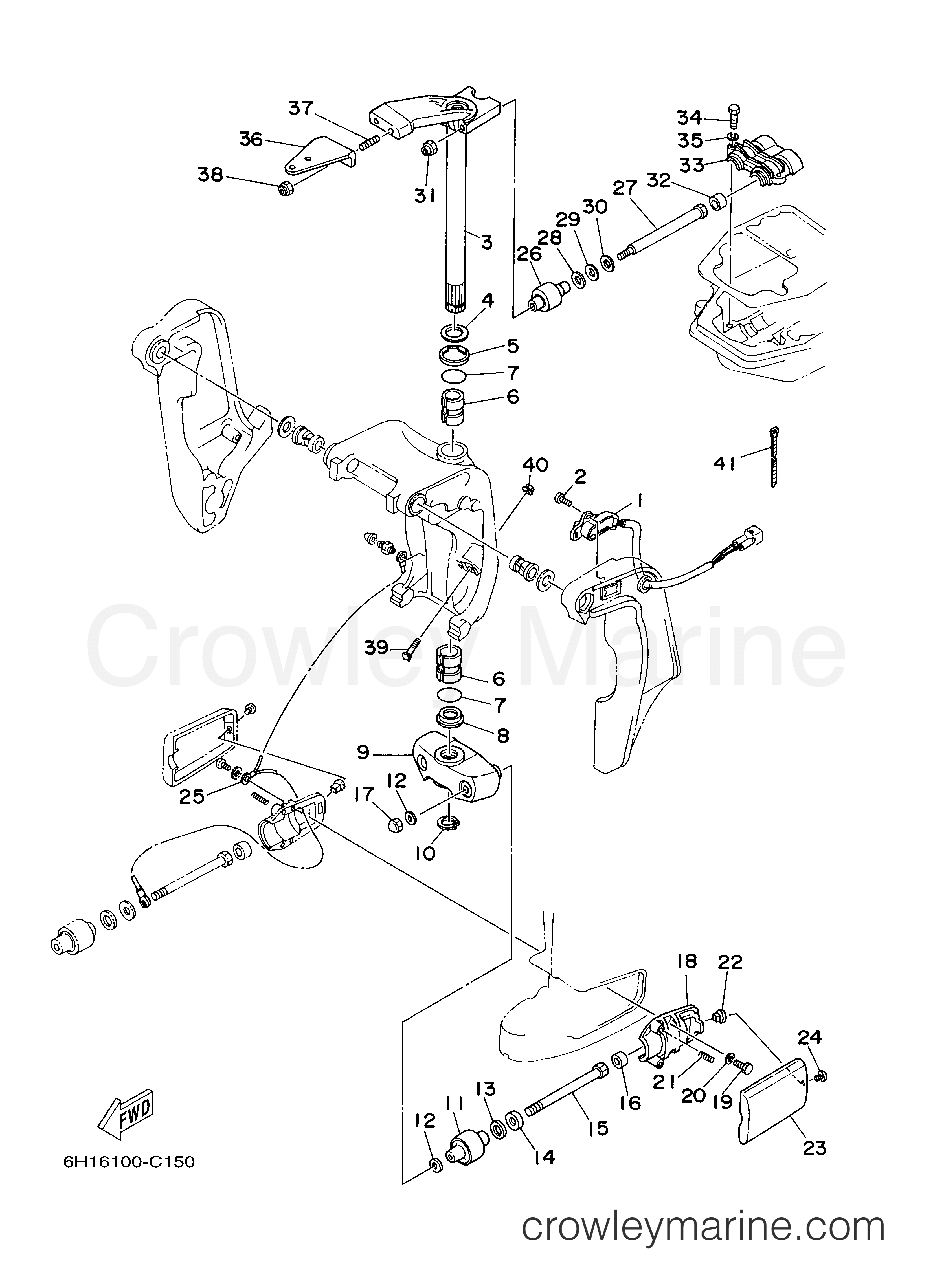 Yamaha Motors 90TLR - BRACKET 2