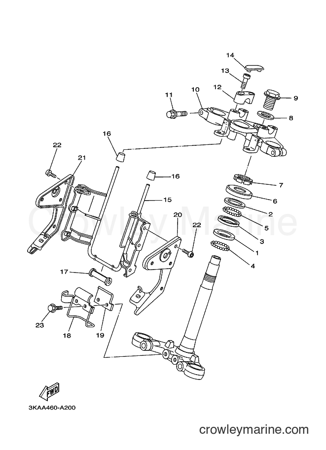 2003 Street Bike RX-K - RX-K (3KAB) [010] - STEERING