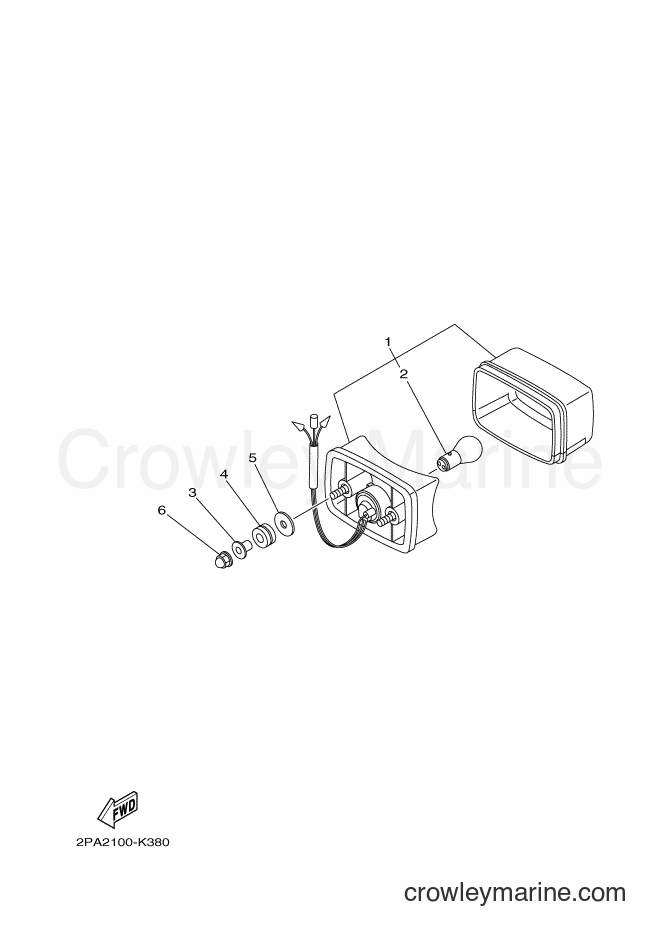 2011 ATV YFM125R - YFM125R (2PA1) [010] - TAILLIGHT