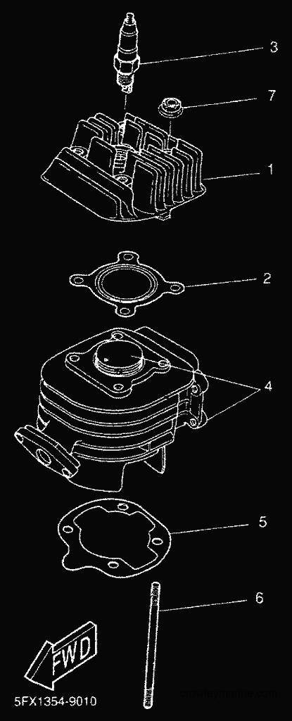 2000 Scooter CW50 - CW50 (5MN1) [020] - CYLINDER