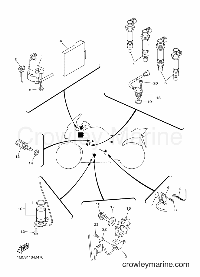 2014 Sport Bike FJR1300A - FJR1300A (1MCD) [010] - ELECTRICAL 1