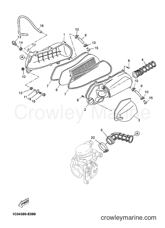 Yamaha Motors YP250R (1YS2) [030] - INTAKE 2
