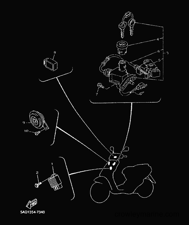 Yamaha Motors YN50 (5MR3) [010] - ELECTRICAL 1