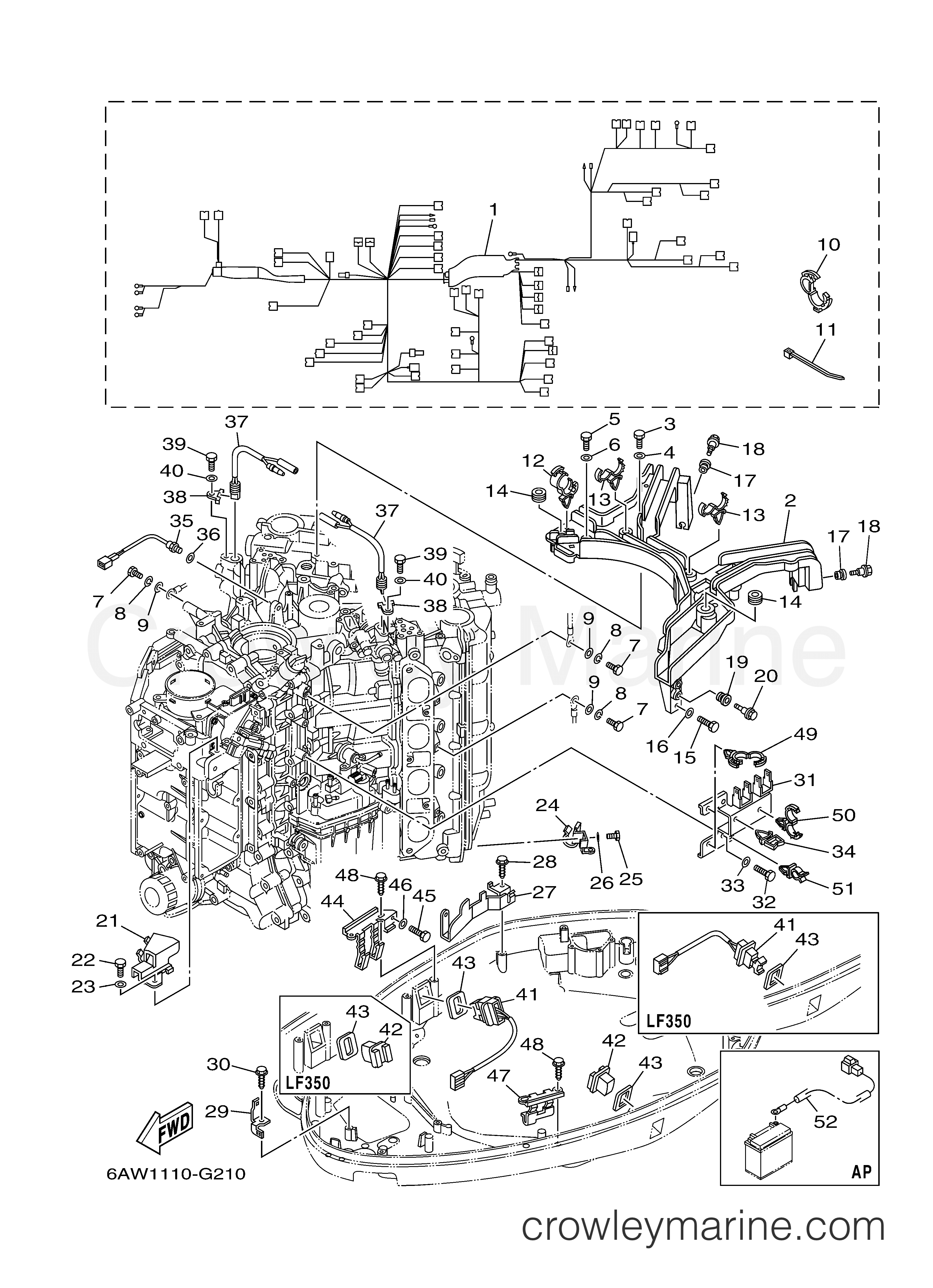 Yamaha Motors F350TXR - ELECTRICAL 5