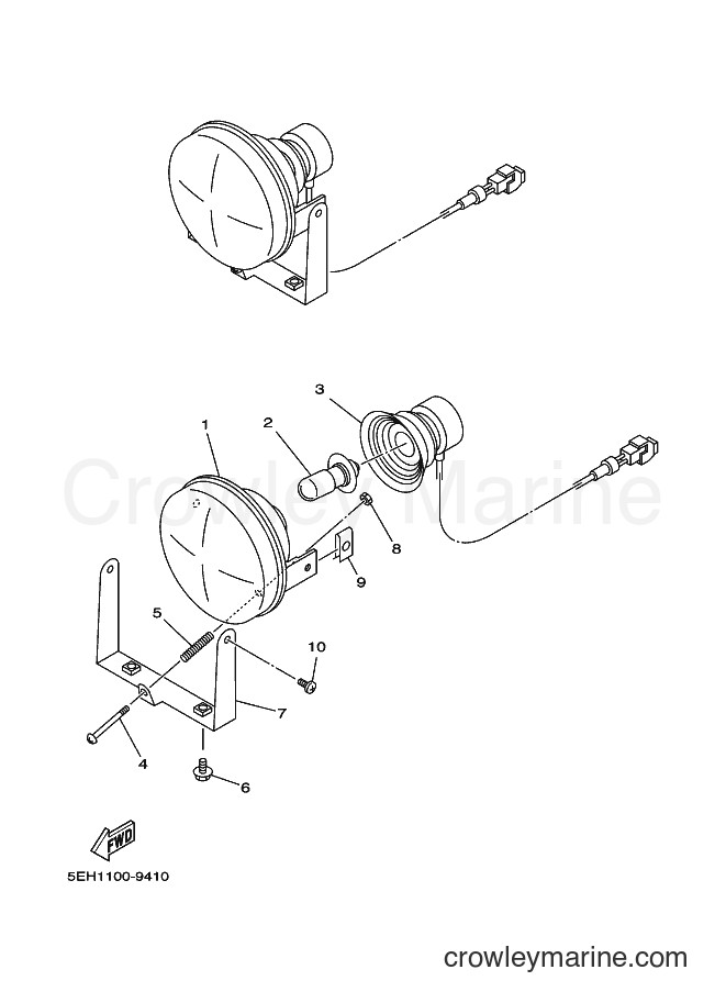 1999 ATV YFM400FWB - YFM400FWB (5EH4) [030] - HEADLIGHT