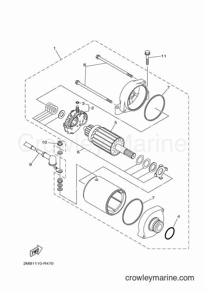 Yamaha Motors YXE700E (B3D2) [010] - STARTING MOTOR