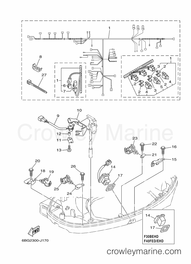 Yamaha Motors F40FEHDL (6BG3) [140] - ELECTRICAL 5