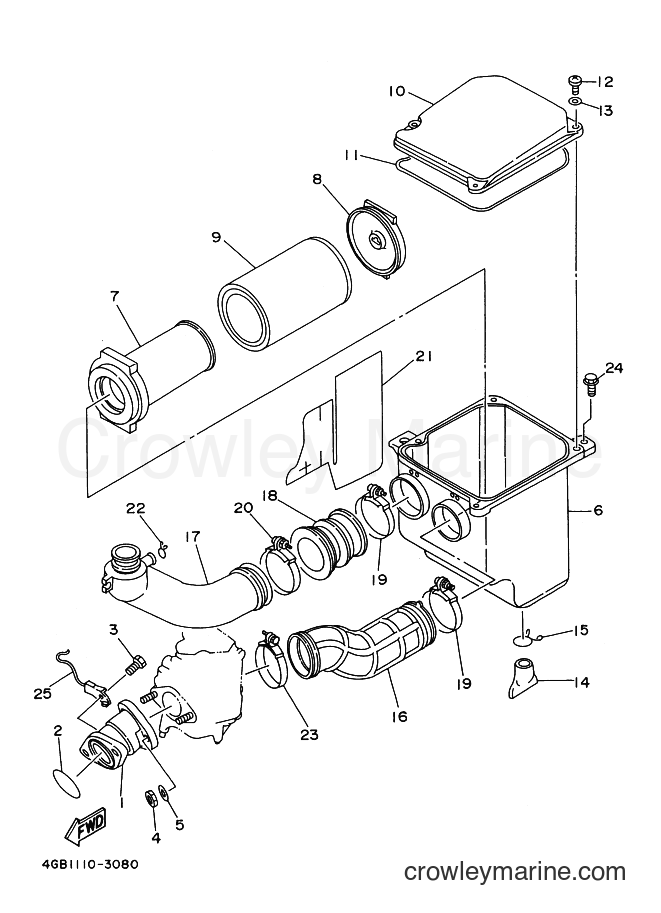 1994 ATV YFM400FW - YFM400FW (4GB6) [010] - INTAKE