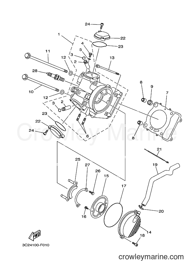2009 ATV YFM450FAS - YFM450FAS (3C2H) [010] - CYLINDER HEAD