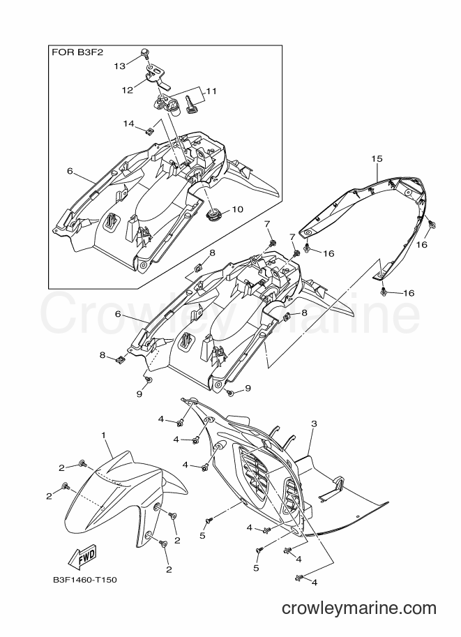 2018 Street Bike GDS125-I - GDS125-I (B3F1) [010] - FENDER