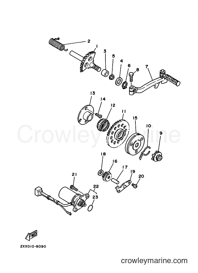 Yamaha Motors CH80 (3WU1) [999] - STARTER