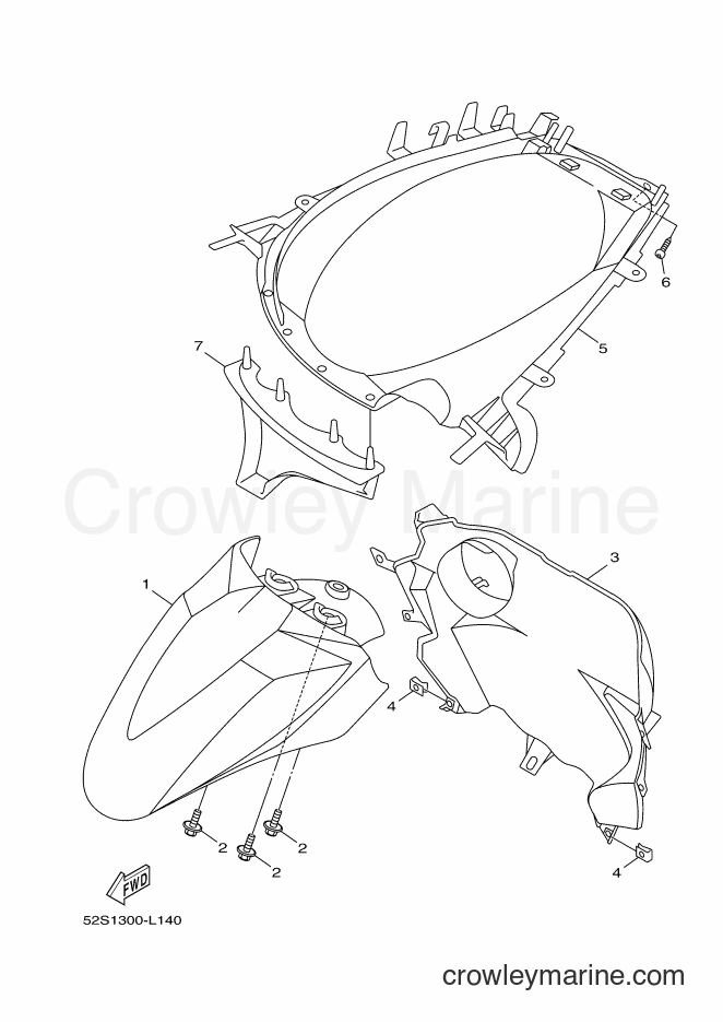 Yamaha Motors HW125 (53B2) [010] - FENDER