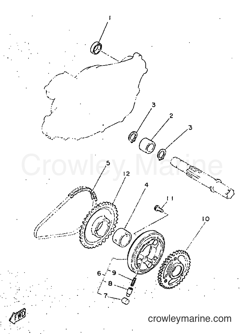 Yamaha Motors SR250 (21L2) [010] - STARTER CLUTCH