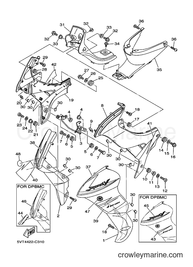 2004 Scooter T110C - T110C (5VT4) [010] - LEG SHIELD