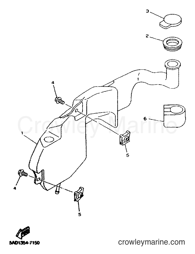 2001 Scooter YN50 - YN50 (5MRB) [010] - OIL TANK