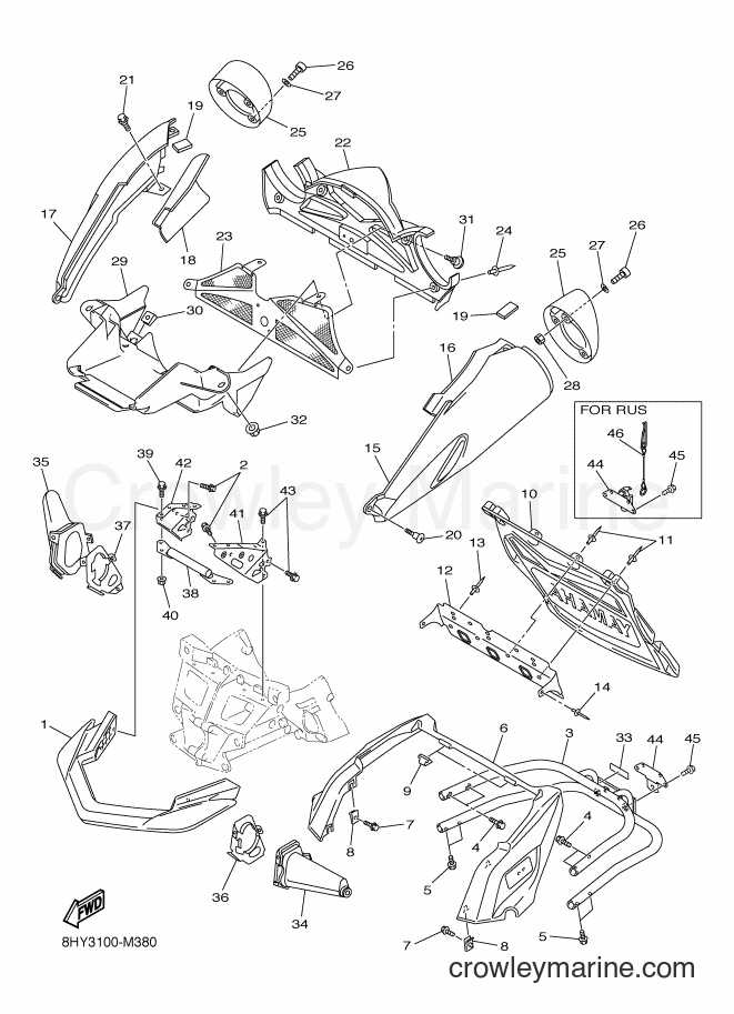 Yamaha Motors RS10SUV (8HY6) [010] - BUMPER