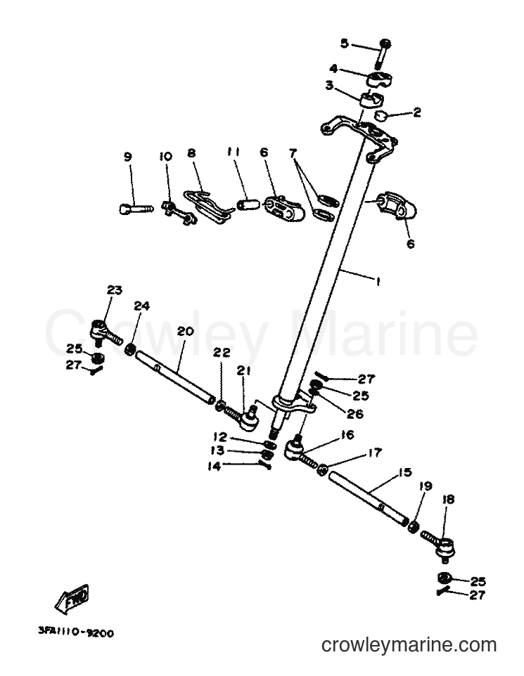 Yamaha Motors YFA1 (3FA4) [020] - STEERING