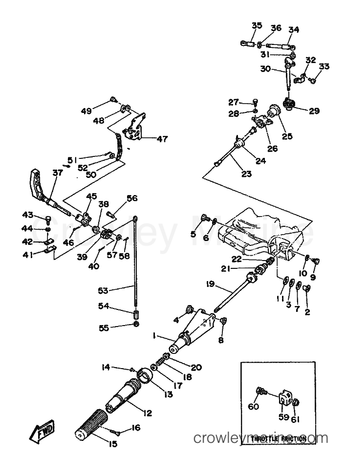 Yamaha Motors 9.9D (6E7) [999] - CONTROL