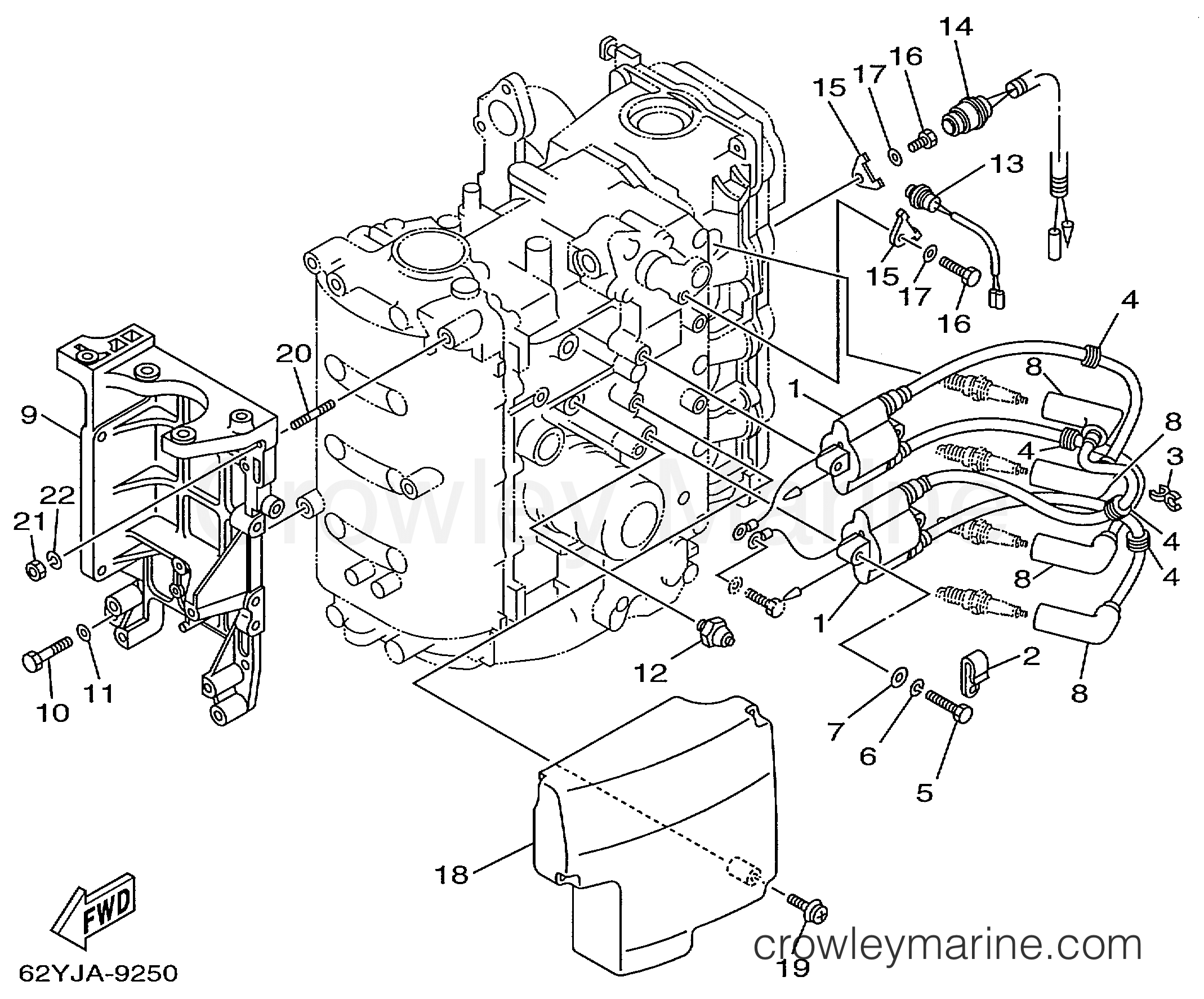 Yamaha Motors T50TLRX - ELECTRICAL 1