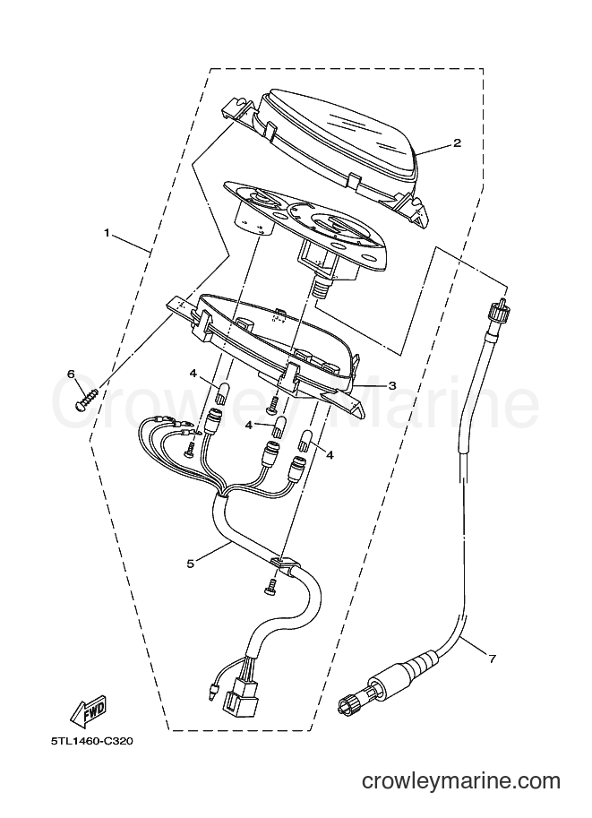 Yamaha Motors AL115C (28D2) [010] - METER