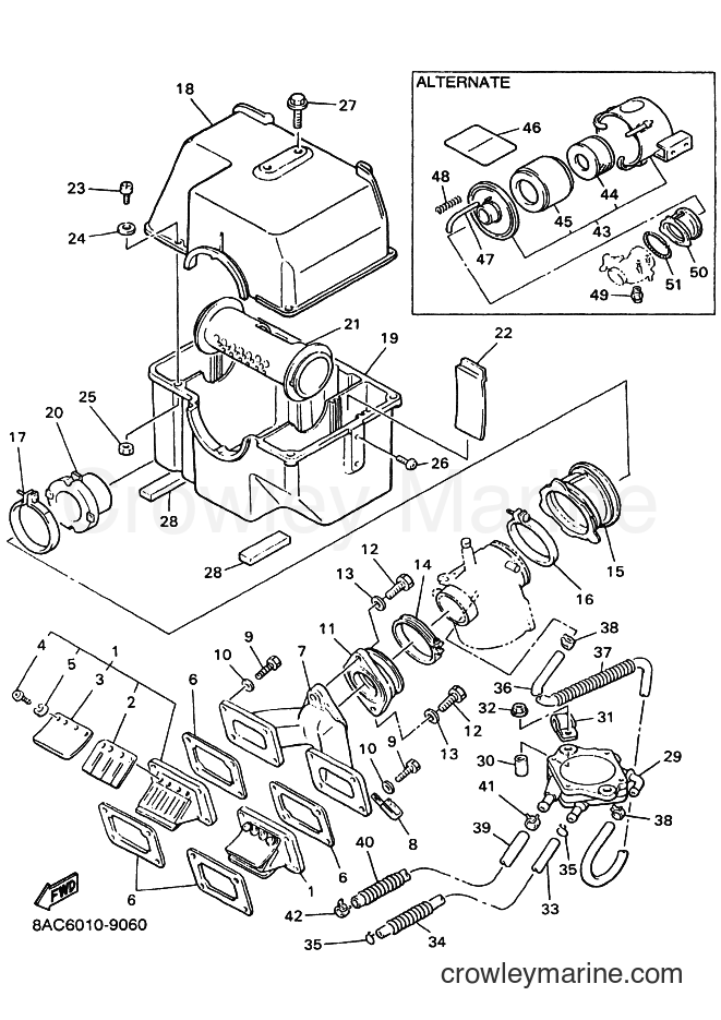 Yamaha Motors VK540E-3 (8AC8) [020] - INTAKE