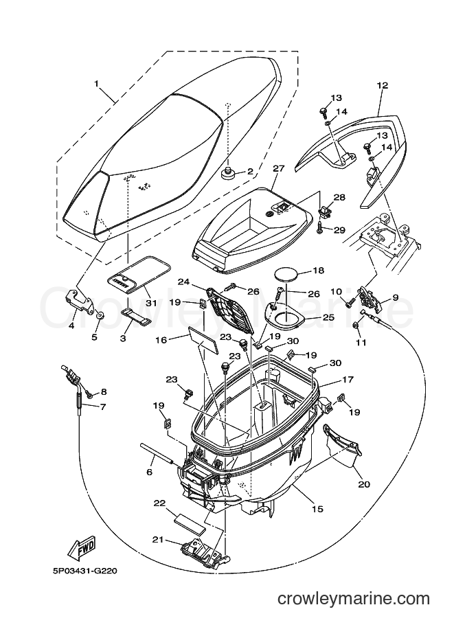 2011 Scooter AT135 - AT135 (5P07) [010] - SEAT
