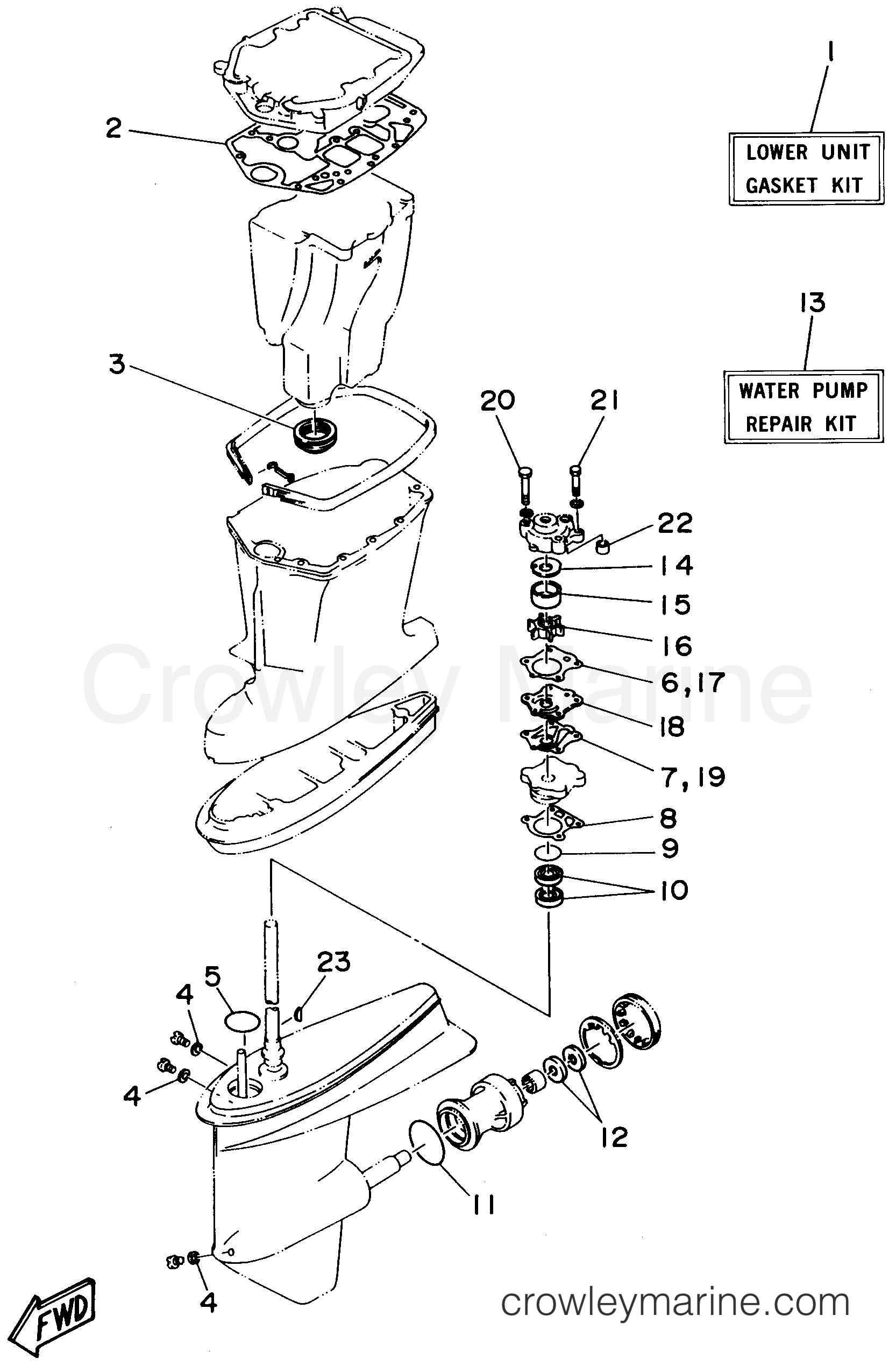 Yamaha Motors E48MLHT - REPAIR KIT 2