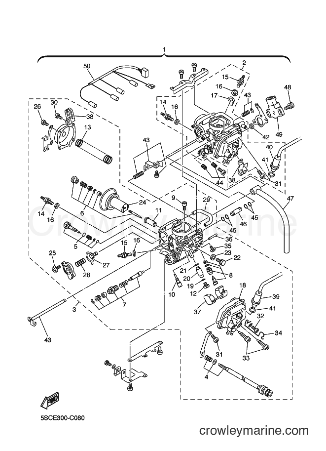 Yamaha Motors XVS650A (5SCK) [010] - CARBURETOR