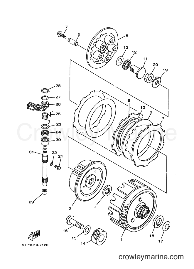 1999 Dirt Bike DT230 - DT230 (4TP3) [010] - CLUTCH