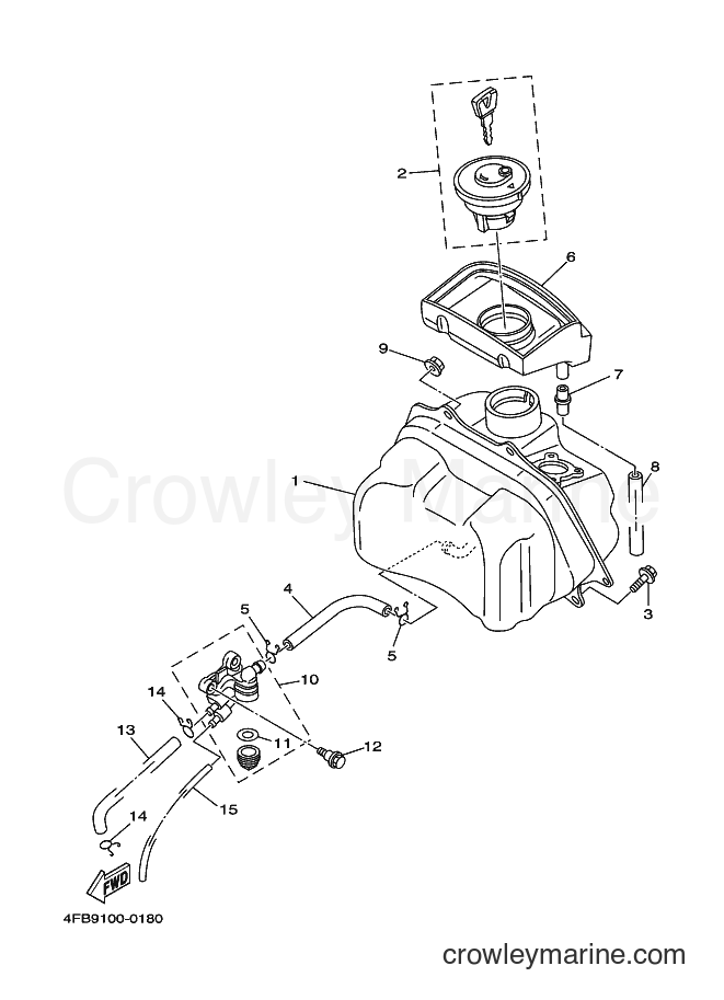 2000 Scooter CY50 - CY50 (3SAB) [010] - FUEL TANK