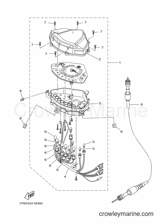 Yamaha Motors T115FSEC (1PB8) [010] - METER