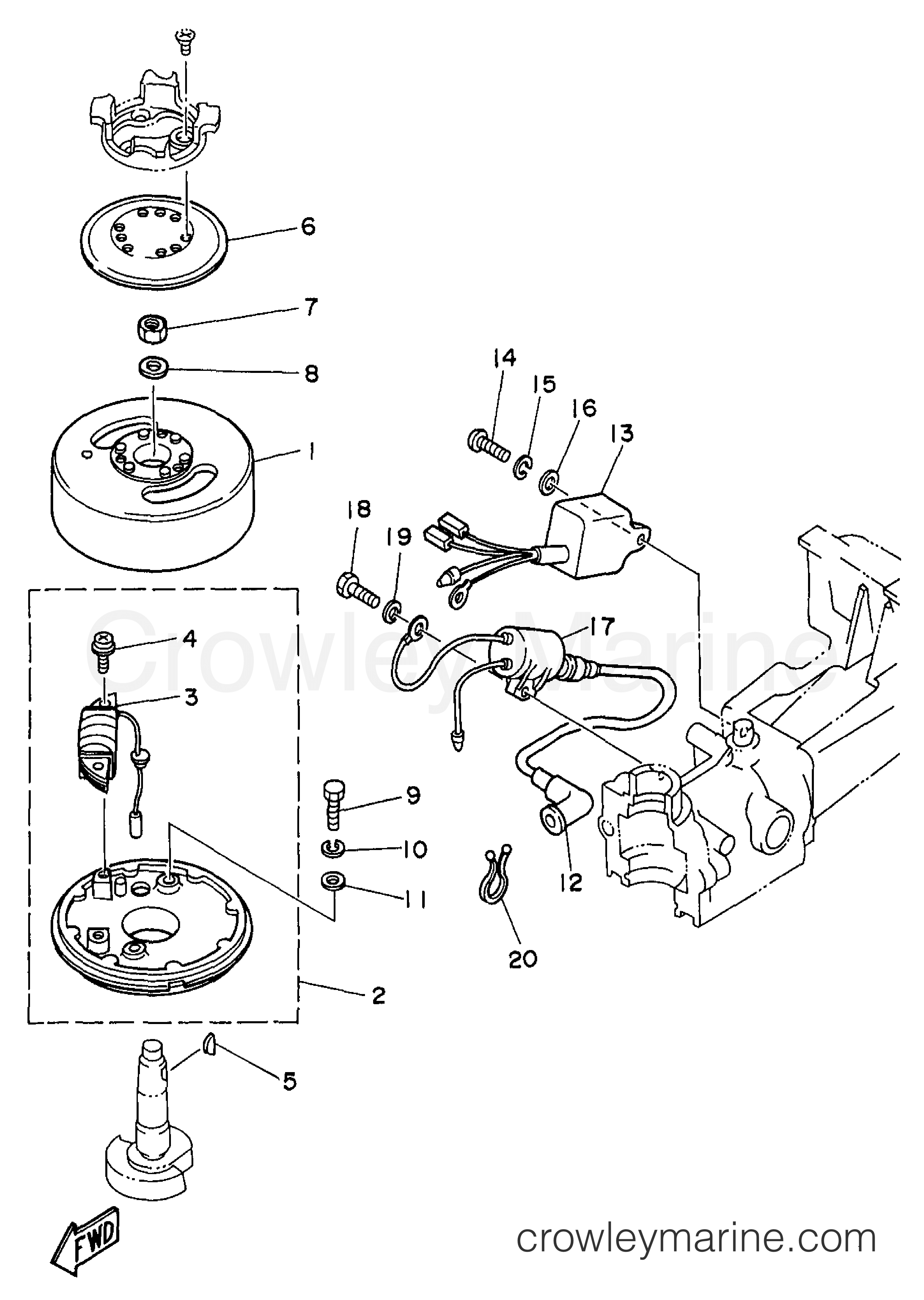 Yamaha Motors 2MSHW - GENERATOR