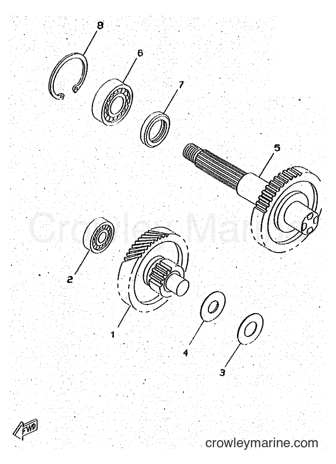 1996 Scooter CW50RSP - CW50RSP (4WS2) [010] - TRANSMISSION