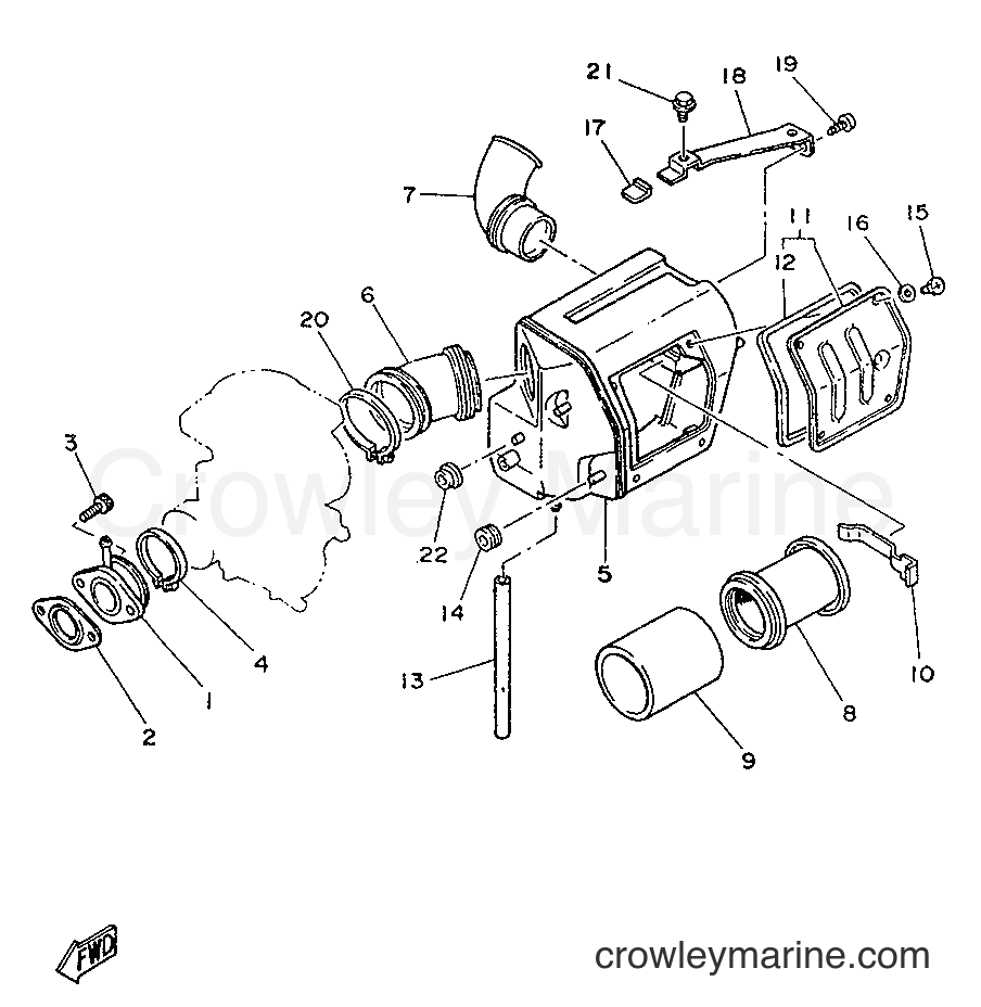 1996 Street Bike SR250SP - SR250SP (3TH5) [999] - INTAKE