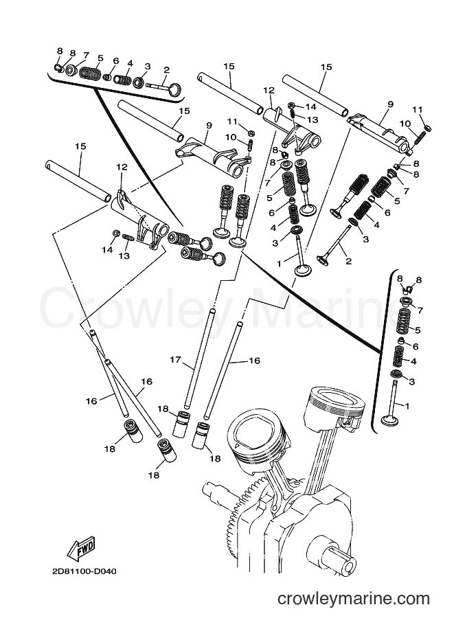 Yamaha Motors XV1700PC (2D8A) [010] - VALVE