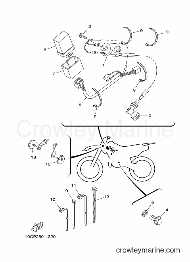 2014 Dirt Bike TT-R125LW - TT-R125LW (2CP3) [010] - ELECTRICAL 1