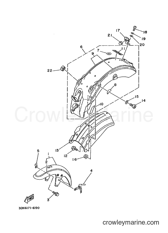 Yamaha Motors XV250S (3DN6) [010] - FENDER