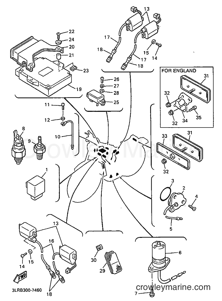 Yamaha Motors VMX12 (3LRB) [050] - ELECTRICAL 1