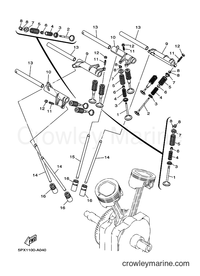 Yamaha Motors XV1700PC (5PX9) [010] - VALVE