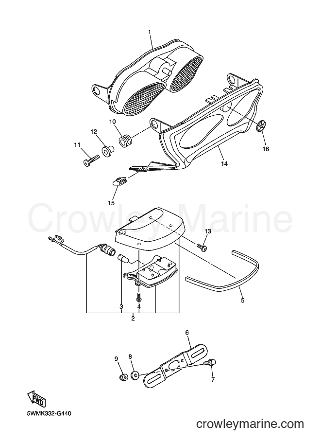 Yamaha Motors XJR1300 (5WMS) [050] - TAILLIGHT