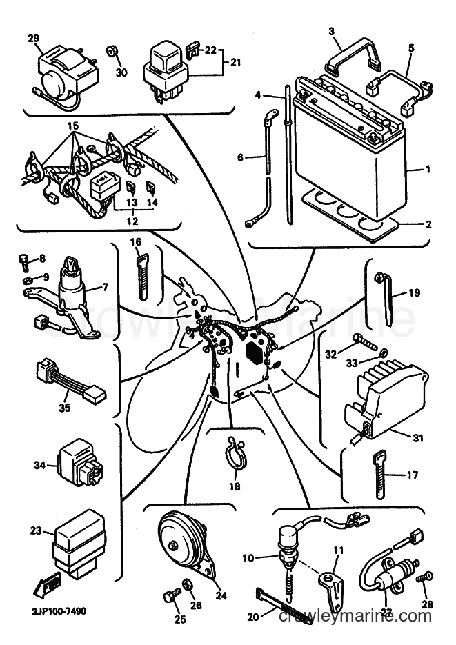 Yamaha Motors VMX12 (3JPR) [010] - ELECTRICAL 2