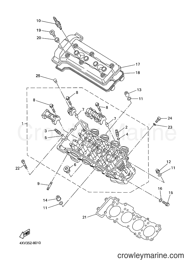 Yamaha Motors YZF-R1 (4XV1) [070] - CYLINDER