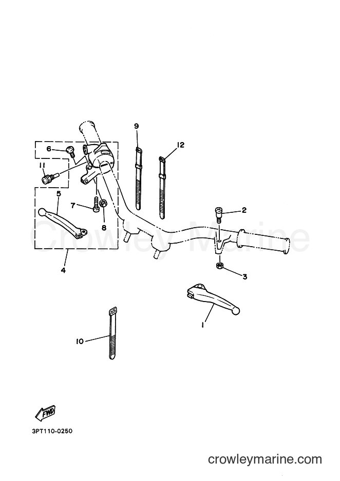 2016 Dirt Bike PW50 - PW50 (2SA7) [020] - HANDLE SWITCH & LEVER