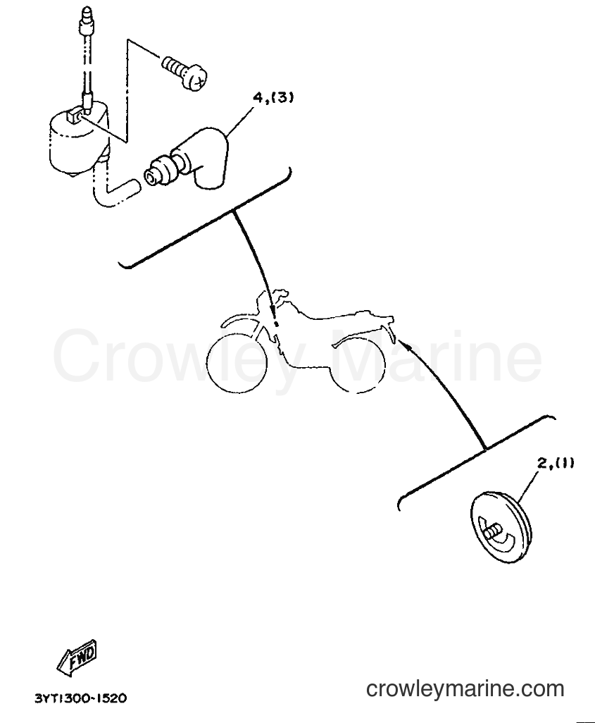 Yamaha Motors XT350 (3YT1) [999] - ALTERNATE FOR ELECTRICAL